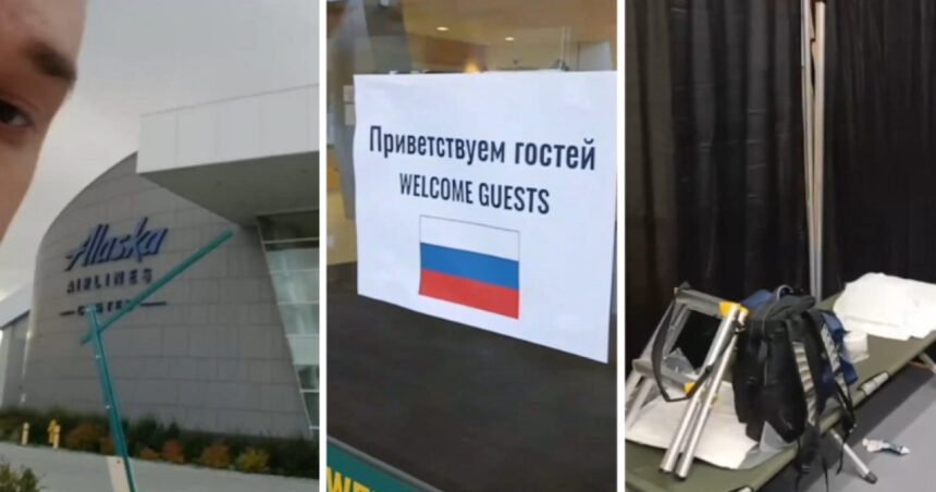 video jurnalistii rusi ajunsi in alaska pentru summitul putin trump se plang de cazarea oferita de americani conditiile sunt spartane 689f354c96206