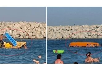 video momente de panica in costinesti mai multi tineri surprinsi in timp ce rasturnau o hidrobicicleta 68976d5a7648c