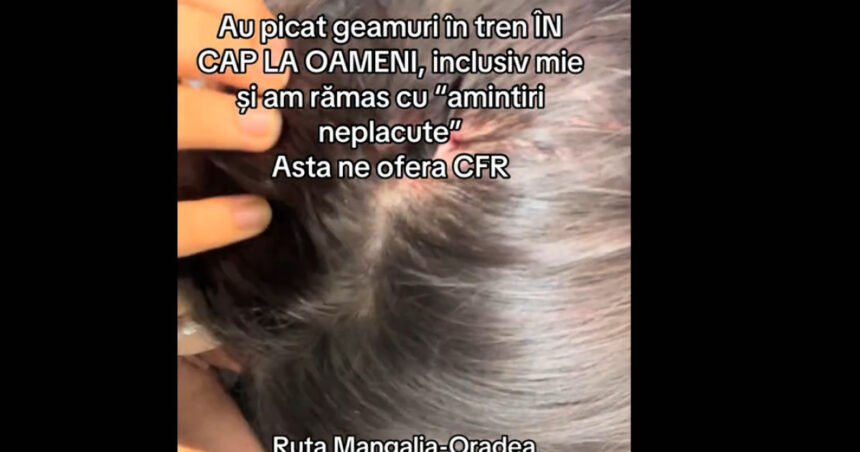 video pasagerii unui tren mangalia oradea au fost raniti de un geam spart in timpul calatoriei cfr calatori face verificari 68a4c83c10b10