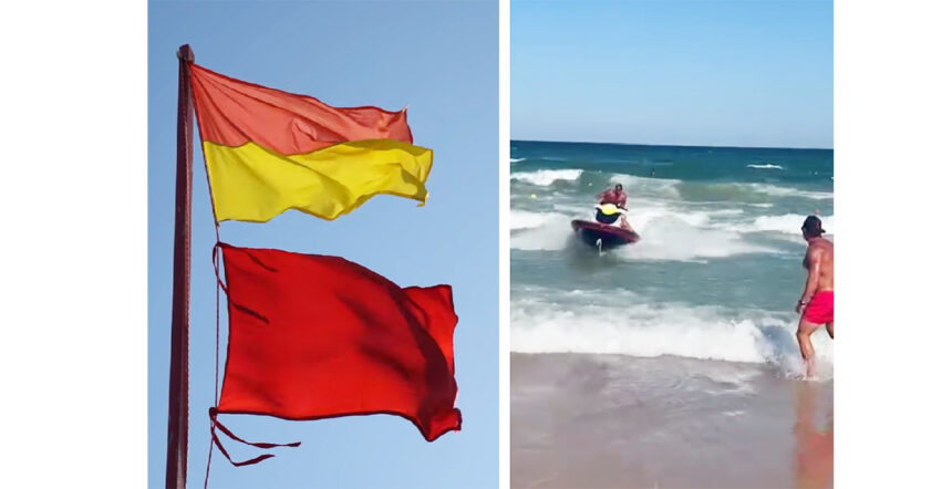 video salvare spectaculoasa pe plaja belona din eforie un barbat a fost scos cu jetski ul din apa 689e008203f35