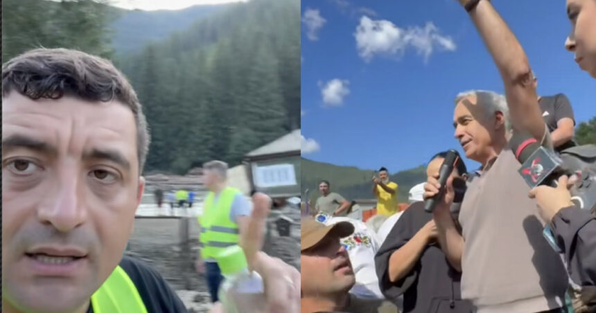 videofoto cursa simion georgescu prin zonele inundate fanfara militara si mers la biserica cei doi au venit separat nu s au intalnit 688cb2f2af397