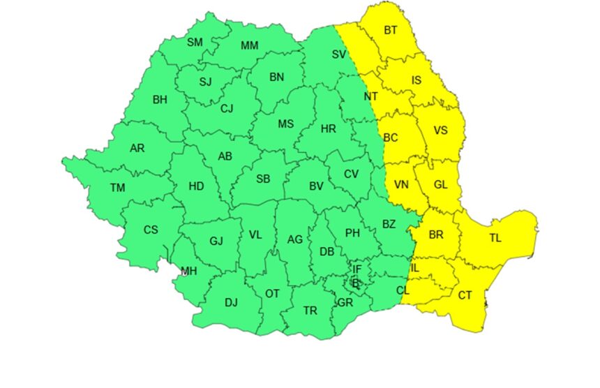 alerta meteo pentru constanta si tulcea anm a emis cod galben iata cat va dura si ce fenomene sunt asteptate 68cb9beab0f1d
