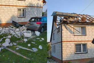dronele rusesti din polonia acoperisul casei avariate a fost de fapt distrus de o racheta lansata de un f 16 polonez presa 68c976bac31fa