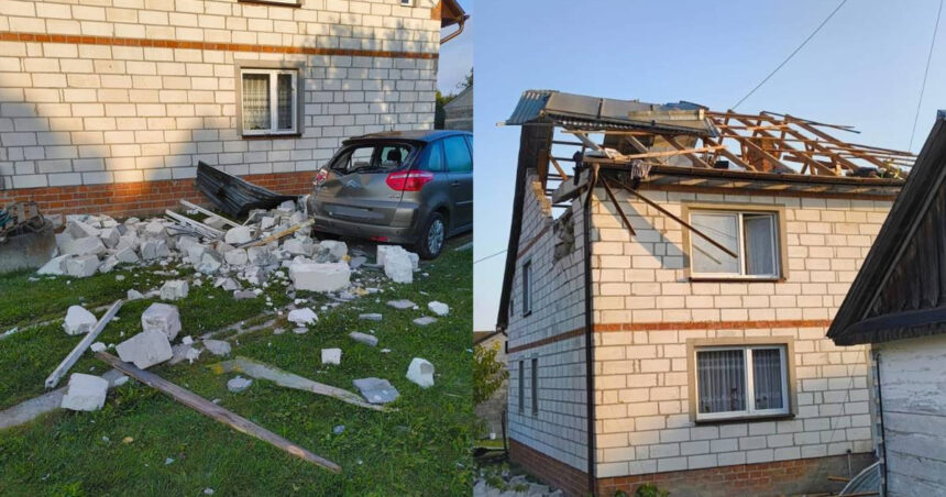 dronele rusesti din polonia acoperisul casei avariate a fost de fapt distrus de o racheta lansata de un f 16 polonez presa 68c976bac31fa