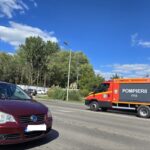 foto alerta la iesirea din costanta spre ovidiu pompierii intervin cu autospecialele de stingere si cele de prima interventie si comanda 68cd41c261cf5