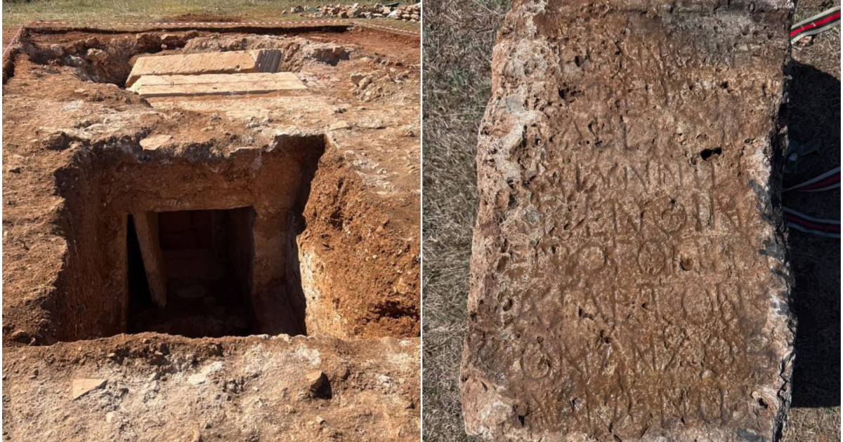 foto descoperire arheologica unica in albania prima necropola romana monumentala cu inscriptii dedicate zeului jupiter 68c57e9380e3b