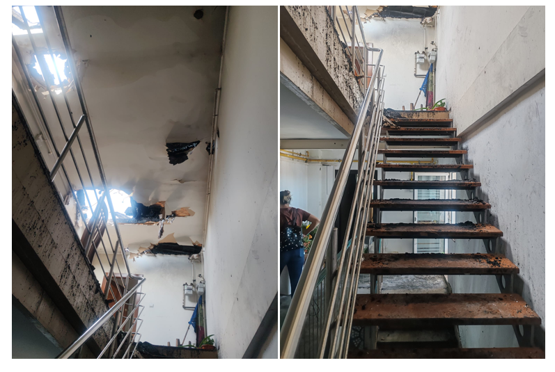 foto imagini noi ce a ramas dupa incendiul care a distrus complet mansardele blocului de pe strada soveja au fost afectate si apartamentele de la etajele inferioareinferioare 68c818047fd01
