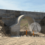 foto lucrarile la podul de pe dn 2a de la iesire din comuna crucea sunt in toi iar progresul este vizibil cand se va relua circulatia complet 68be4adce27f4