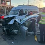 foto plan rosu activat dupa un accident intre un microbuz si un autoturism la iesire din mangalia 68bfb7c938096