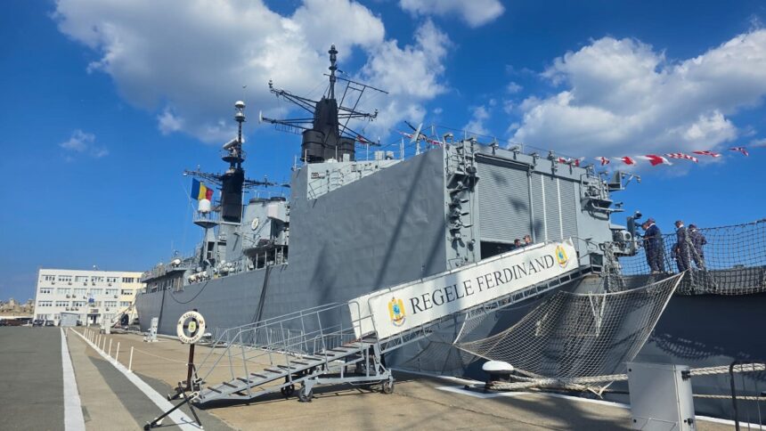 foto presedinta consiliului european ursula von der leyen a ajuns in portul militar constanta unde va vizita fregata regele ferdinand 68b59599c3e5f