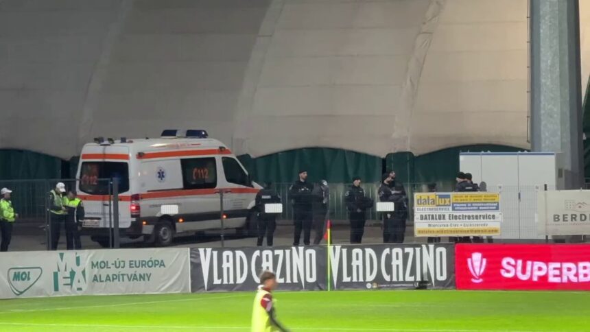 foto si video panica la csikszereda fcsb medicii au intervenit de urgenta 68c715141ba9b