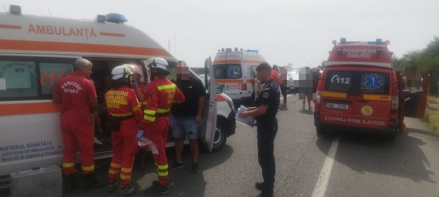 foto video accident teribil produs intre mai multe autoturisme a fost activat planul rosu 4 copii au ajuns la spital 68bc3de3f1519