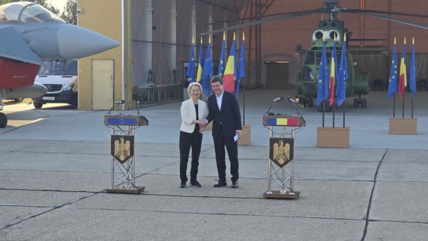foto video presedintele comisiei europene ursula von der leyen la baza 57 aeriana mihail kogalniceanu romania este un partener cheie pentru flancul nato 68b5bc7173425