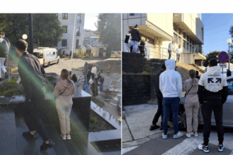 foto zeci de prieteni il asteapta la instanta pe autorul accidentului din razoarele in urma caruia un barbat de 39 de ani a ramas fara un picior 68c8fc8b7013a