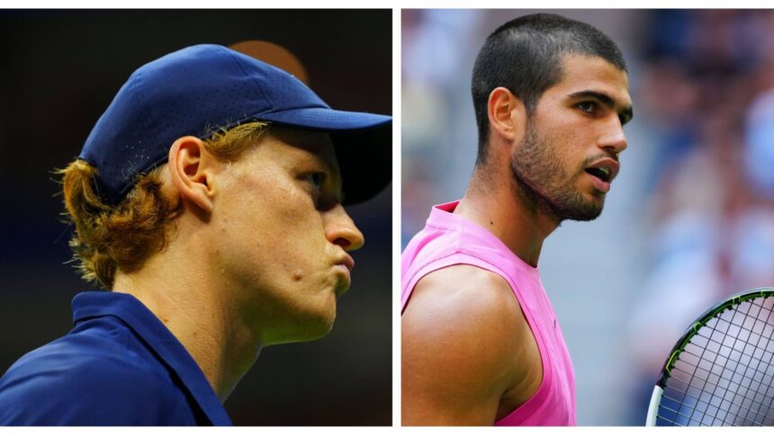 galerie foto totul pe linie mizele ametitoare ale finalei us open 2025 jannik sinner carlos alcaraz 68bd7fc1aff91