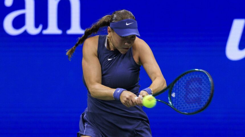 galerie foto us open 2025 reactia amandei anisimova cand a aflat ca joaca iar cu iga swiatek ce a spus despre scorul primit la wimbledon 68b82b3751e26