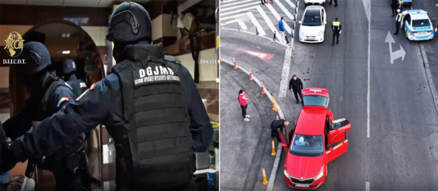 imagini spectaculoase zeci de perchezitii diicot la o retea de traficanti de droguri de risc 68d8f8d0865fc