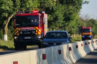 incendiu la un autoturism in apropierea monumentului tropaeum traiani din adamclisi 68bd9a54e6fe6