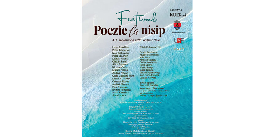 la corbu incepe festivalul international poezie la nisip 2025 care este programul complet al evenimentului 68b6a576d9533