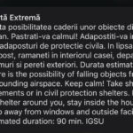 news alert ro alert pentru zona de nord a judetului tulcea risc de cadere a unor obiecte din spatiul aerian 68c5963e88c13