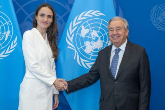 oana toiu s a intalnit cu secretarul general onu antonio guterres am avut o discutie consistenta 68d91e5f864a8