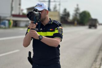 politistii constanteni au desfasurat o actiune pentru combatarea vitezei excesive 68c7f56b669ac