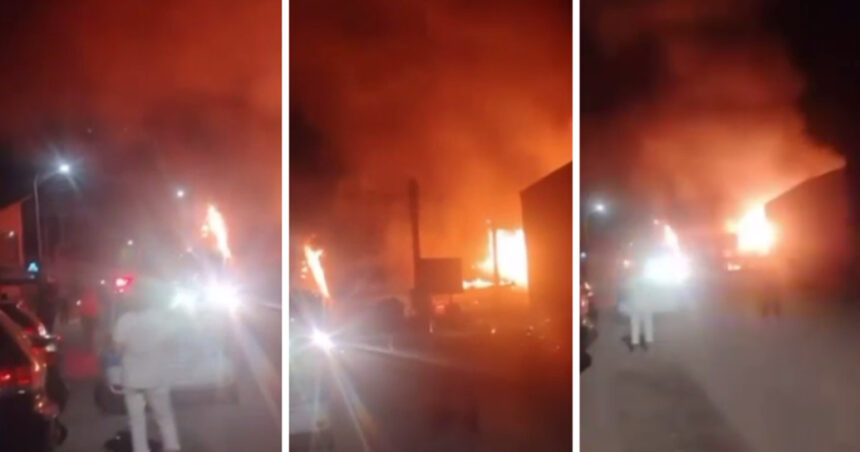video brutarie in flacari in judetul gorj pericol de extindere la casele din zona 68c5d8f89bd16