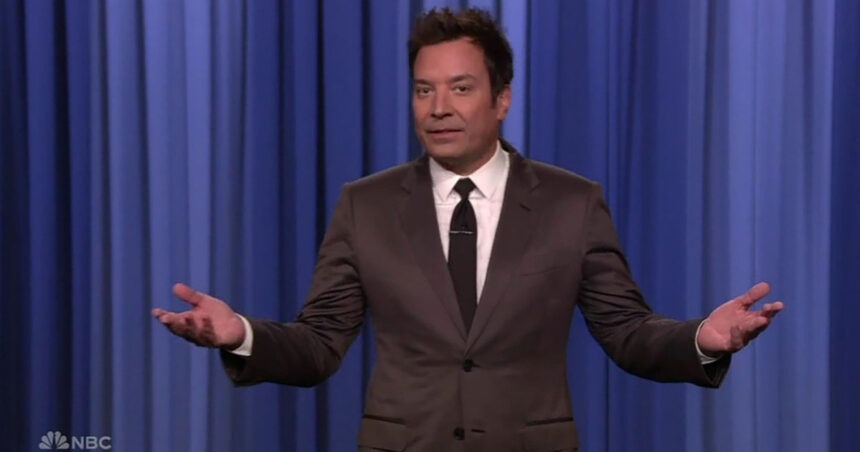 video comediantii din lumea showbiz ului ii iau apararea lui kimmel jimmy fallon promite sa vorbeasca in continuare despre trump 68cd2acb28627