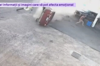 video cum a scapat de la moarte soferul unei masini care isi spala linistit parbrizul intr o benzinarie 68cacbe78b0a3