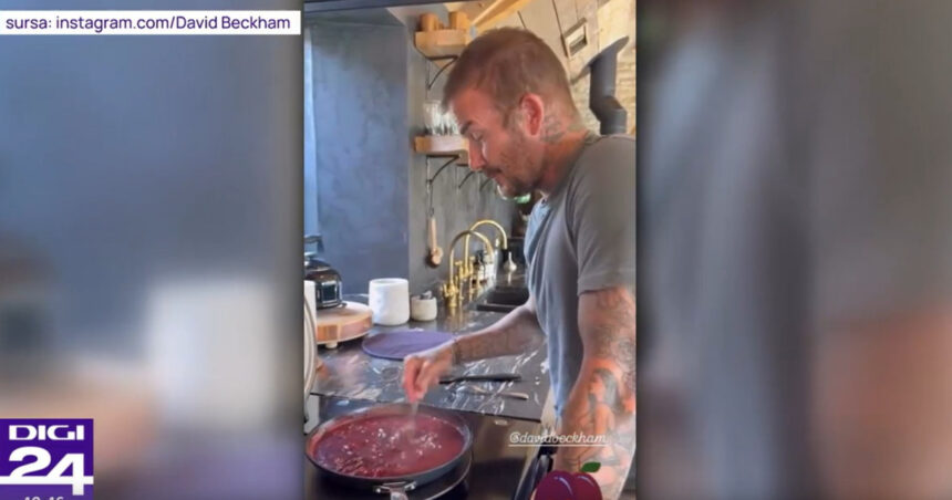 video david beckham s a filmat in timp ce face gem de prune sunt din gradina noastra 68cfb9b66723f