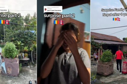 video momentul emotionant in care un nepalez se intoarce acasa dupa patru ani de munca in romania stim si noi cum e sa fii departe 68cfa71e30a7a