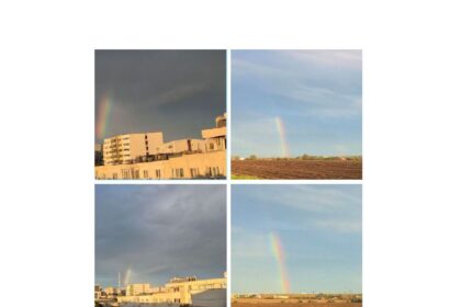 foto un curcubeu spectaculos a aparut azi la constanta localnicii s au oprit sa l admire si pozeze 68fb940f7cfa3