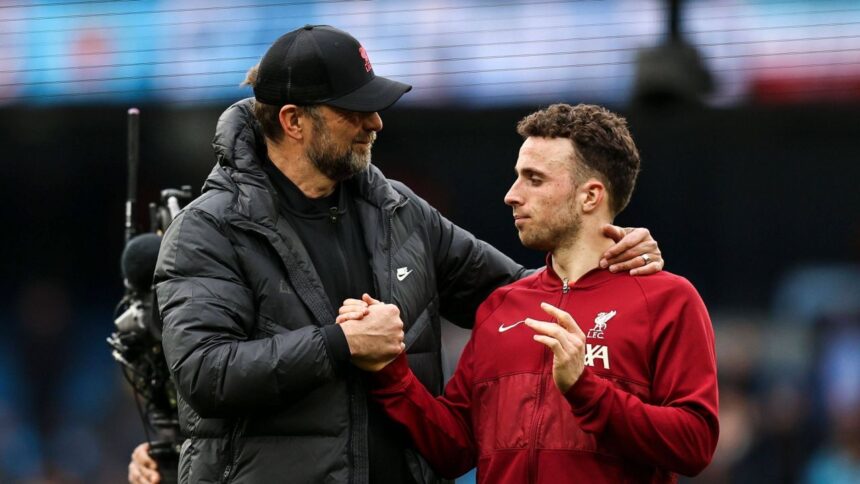 Jurgen Klopp analizează evoluția echipei Liverpool: "Ei urmează aceleași trasee ca Jota. Nu e o justificare, ci o realitate" 1 jurgen klopp despre forma lui liverpool ei trec in fiecare zi pe unde trecea si jota nu e o scuza este o situatie 68f7301f45aed