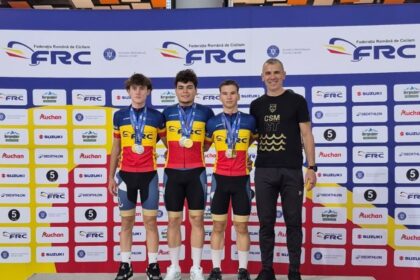 Cicliștii de la CSM Constanța strălucesc la Campionatul Național de Velodrom, cucerind medalii de aur și argint 2 medalii de aur si argint pentru ciclistii de la csm constanta la campionatul national de velodrom 6903bfbd1c1dc