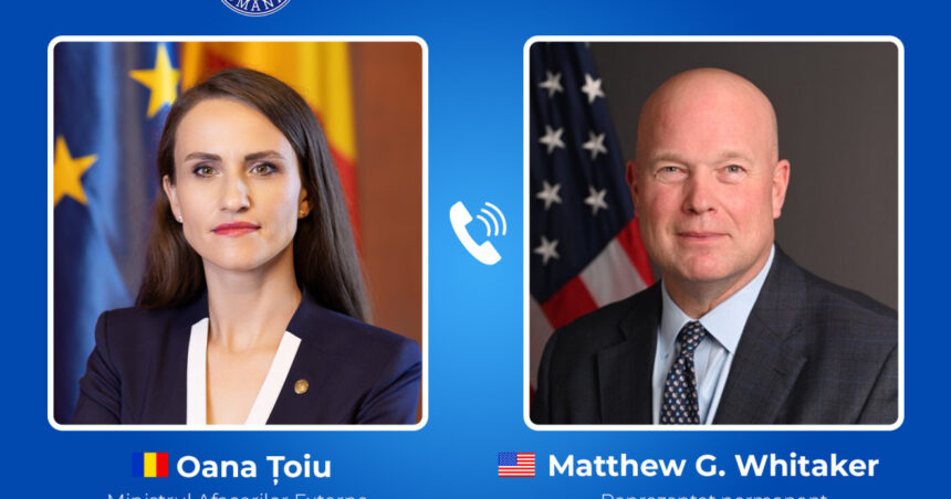 Oana Țoiu, dialog cu ambasadorul SUA la NATO privind viitorul colaborării României 1 oana toiu discutii cu ambasadorul sua la nato despre urmatorii pasi in cadrul parteneriatului cu romania 6904fdd3e252c