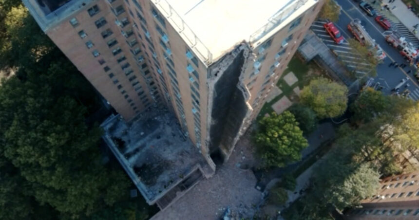 un bloc de locuinte din new york s a prabusit partial autoritatile investigheaza cauzele care au dus la incident 68dd39d09f7aa