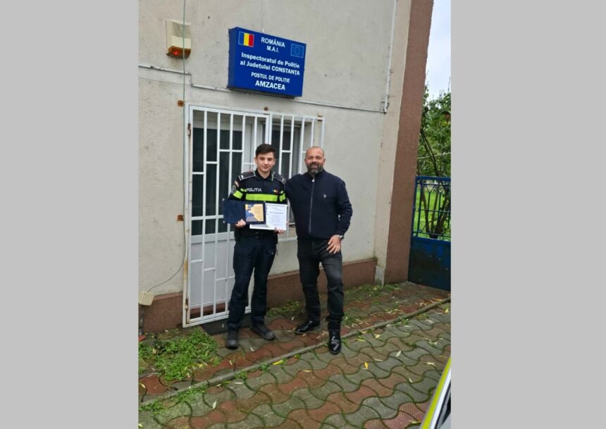 agentul marius alexandru lataretu din politia amzacea recompensat cu placheta de merit a demonstrat calitati demne de aprecierea si respectul colegilor 690c90cc7dff4
