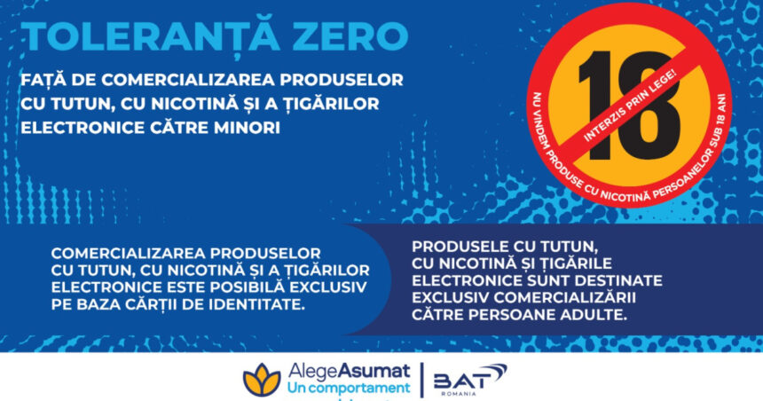 bat romania lanseaza luna aceasta campania anuala toleranta zero fata de comercializarea produselor din tutun si nicotina catre minori 691b2b8ee2d41