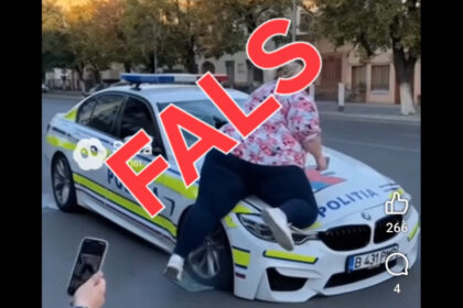 fake news cu o femeie care ar distruge un bmw al politiei demontat de ministerul de interne nu tot ce devine viral este real 692175b6dbc1c