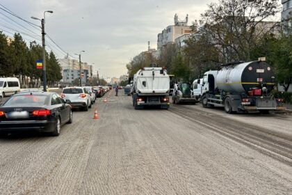 foto atentie soferi se asfalteaza strada dezrobirii din constanta trafic restrictionat partial timp de trei zile 691c2e0abe896