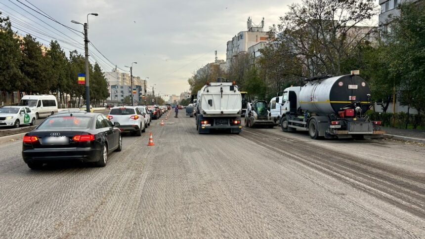 foto atentie soferi se asfalteaza strada dezrobirii din constanta trafic restrictionat partial timp de trei zile 691c2e0abe896