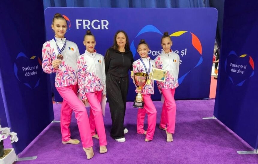 foto cs victoria cumpana printre cele mai bune cluburi din tara la gimnastica ritmica patru medalii obtinute la cupa romaniei 2025 6907b43e36855