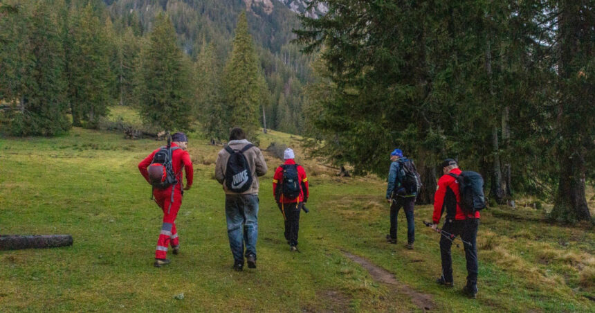 foto pe munte nu esti in civilizatie salvamont zarnesti solicitat sa intervina la un turist neechipat care le a transmis ca este ud 692361e68148a