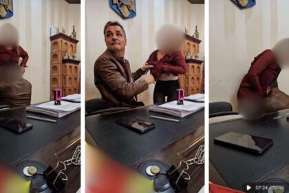 foto scandal intr o comuna din romania imagini cu un primar care ar agresa sexual o femeie in biroul sau edilul spune ca sunt facute cu ai 690b6eb10db0c