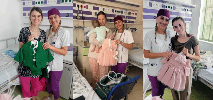 in postul nasterii domnului asociatia suflete deschise continua seria faptelor bune a daruit cadouri bebelusilor din spitalul judetean constanta dar si nou nascutilor 691b5ebad7de4