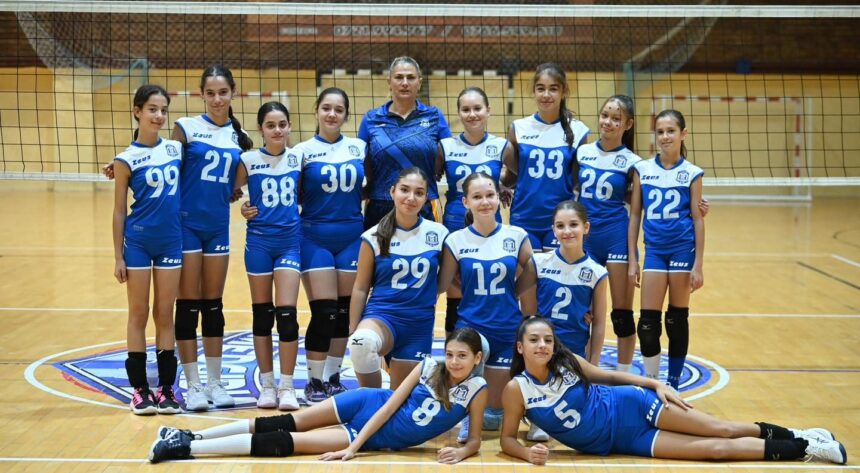 junioarele under13 de la cs medgidia pregatite pentru turneul de volei din 28 noiembrie 6927389b90514