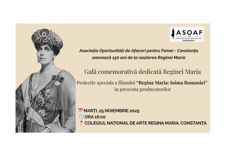 marti la colegiul de arta din constanta asociatia oportunitati de afaceri pentru femei constanta onoreaza 150 de ani de la nasterea reginei maria printr o gala comemorativa 6924729322016
