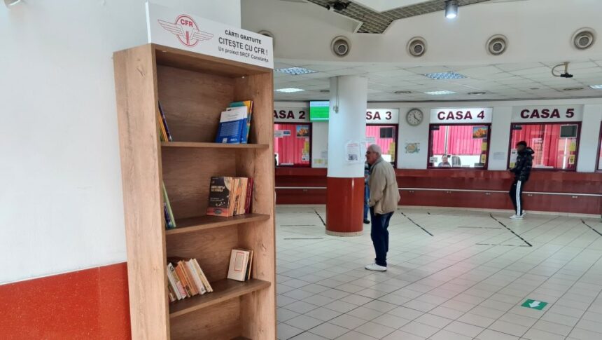 proiectul biblioteca din gara citeste cu cfr continua in constanta au fost aduse noi volume 6913e5e0dfc5b
