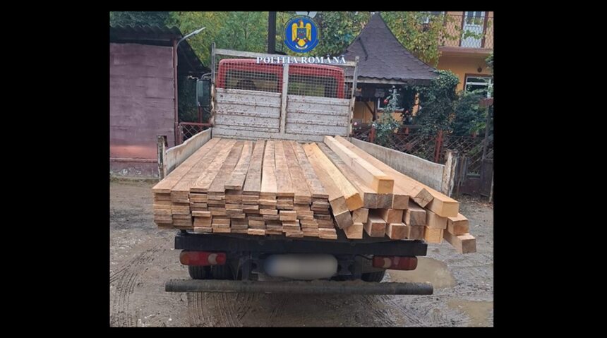 transport ilegal de lemne oprit in trafic de politistii din baneasa 69146ba040881