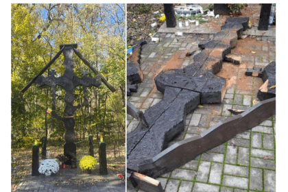 troita de la tancabesti unde era comemorat liderul legionar corneliu zelea codreanu a fost distrusa de persoane necunoscute 692aa0640986d